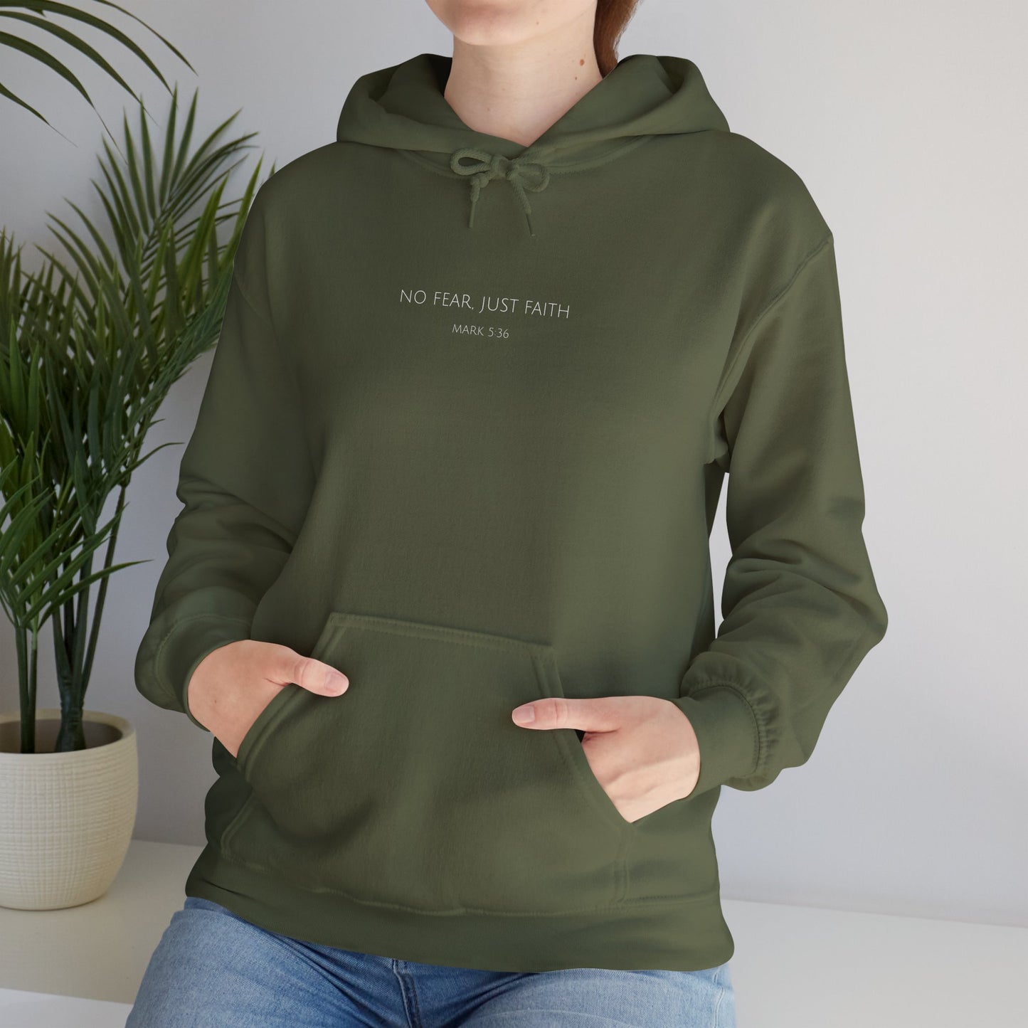 No Fear, Just Faith | Christian Hoodie