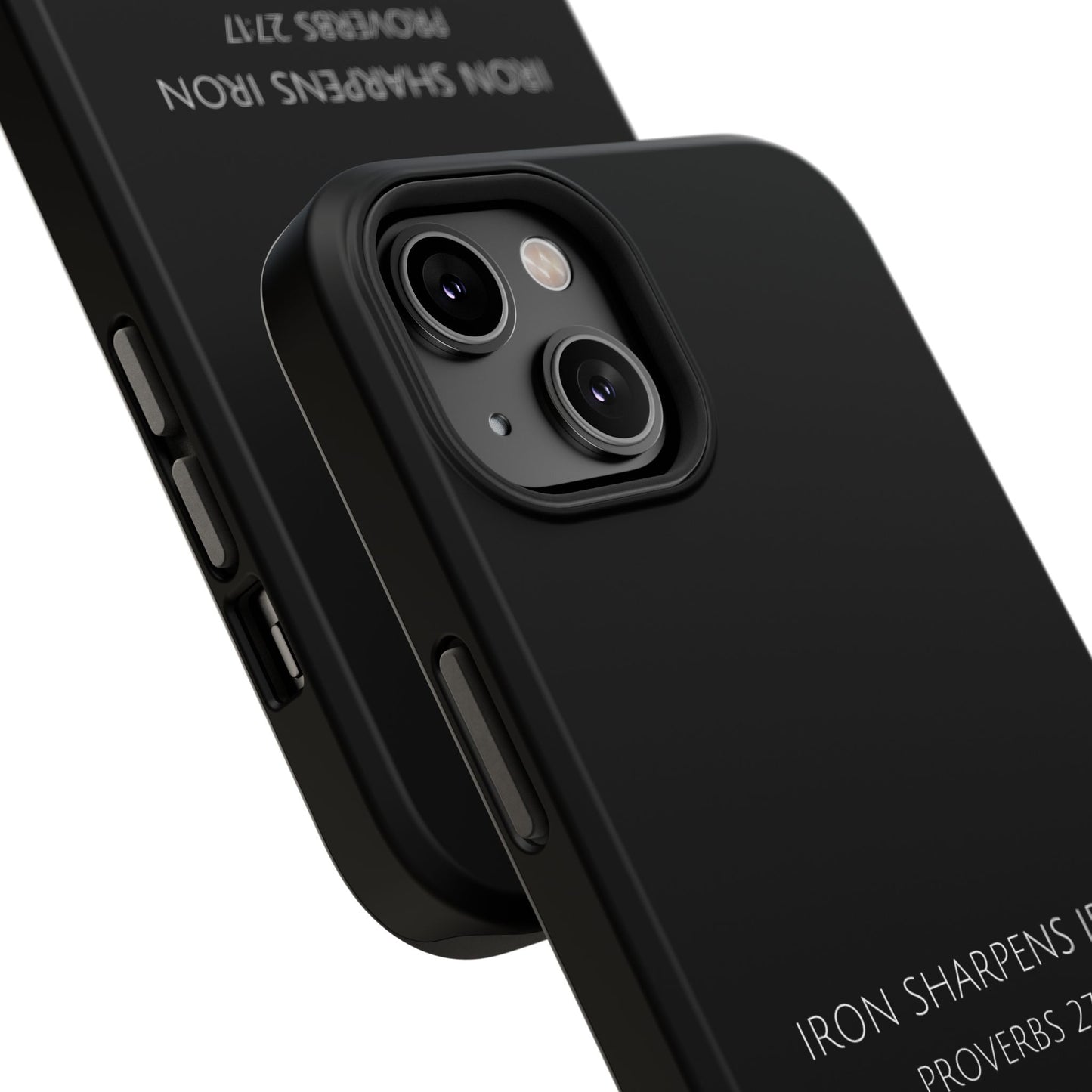 "Iron Sharpens Iron Proverbs 27:17" Christian Phone Case | Compatible With iPhone & Samsung Galaxy Devices