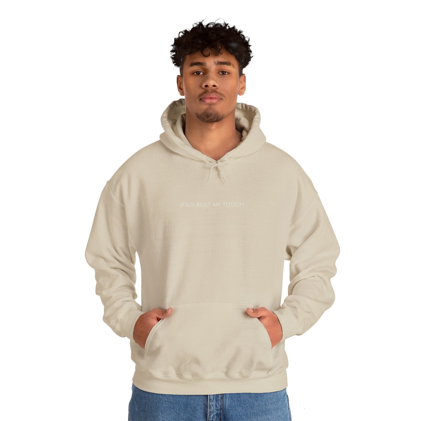 Jesus Built Me Tough | Christian Hoodie