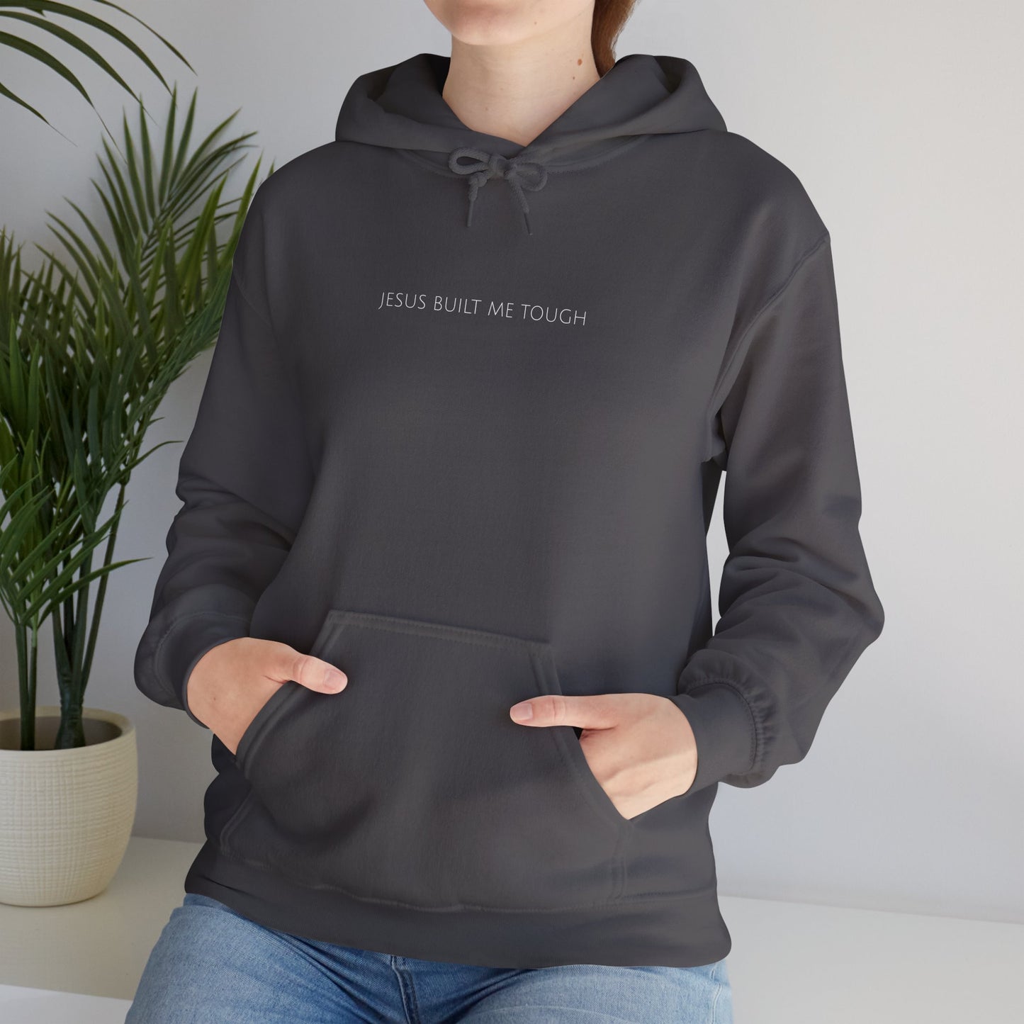 Jesus Built Me Tough | Christian Hoodie