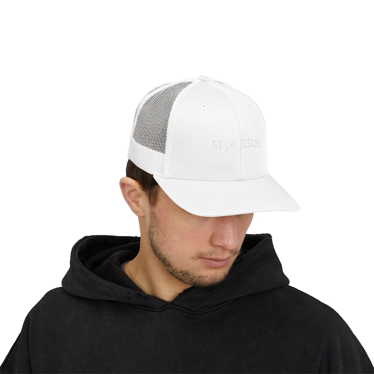 Seek Jesus | Christian Trucker Hat