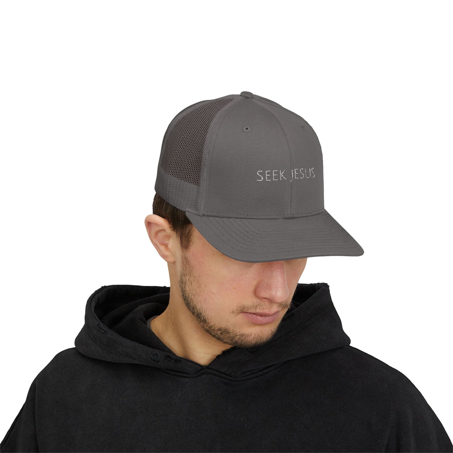 Seek Jesus | Christian Trucker Hat