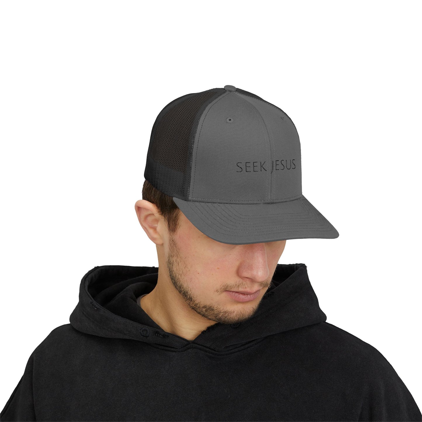 Seek Jesus | Christian Trucker Hat