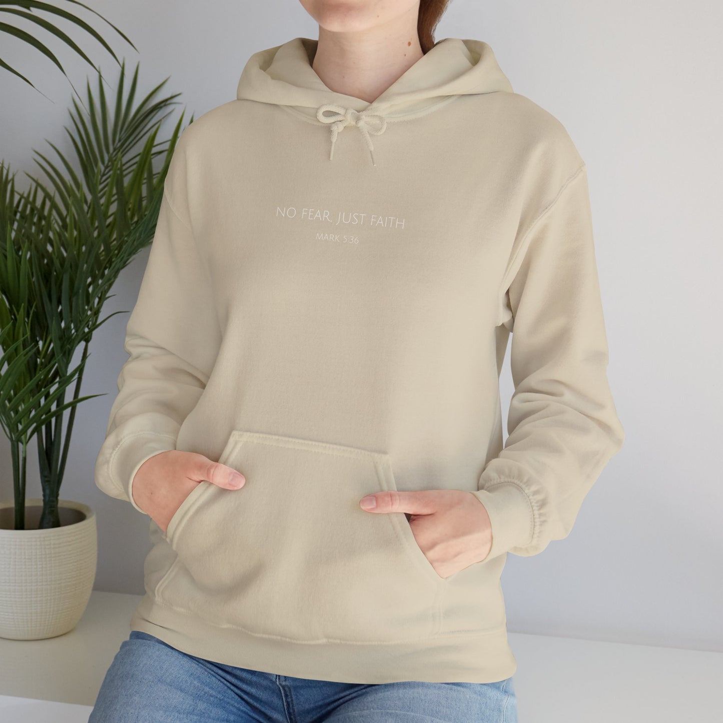 No Fear, Just Faith | Christian Hoodie