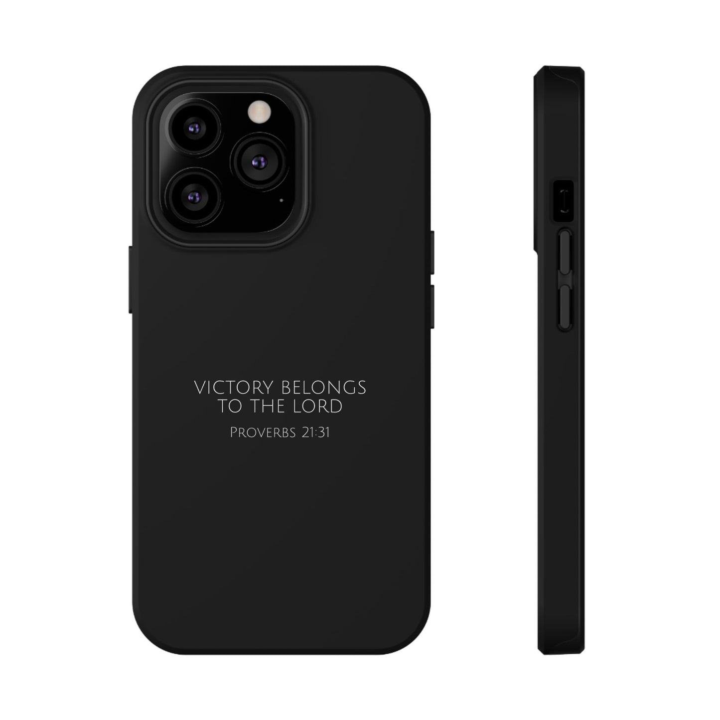 "Victory Belongs To The Lord" Christian Phone Case | Compatible With iPhone & Samsung Galaxy Devices