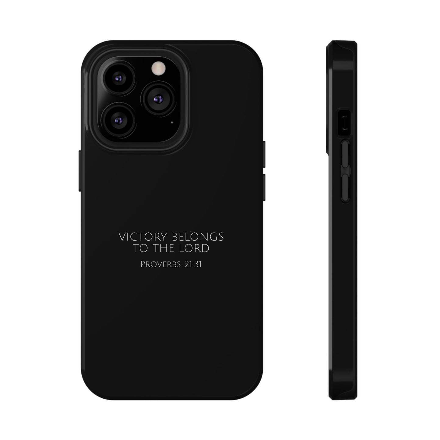 "Victory Belongs To The Lord" Christian Phone Case | Compatible With iPhone & Samsung Galaxy Devices